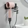 Soporte para Secador de Pelo Huamanzhi Montado en Pared Baño Rizador Plancha Alisadora Plancha Eléctrica Tabla de Planchar Estante de Almacenamiento para Secador de Pelo