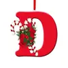 Enfeite de Combinação de Letras Inglesas 2D para Bolsas, Nova Decoração de Feriado, Enfeite para Pendurar na Árvore de Natal, 26 Acrílico