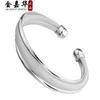 Fabricantes de joyería Wei Hua Joyería de plata coreana Pulsera de malla doble de alambre plateada moda doble luz pulsera de línea lateral anillo