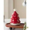 Árbol de Navidad Creativo Portapalillos de Dientes de Alto Valor Lindo Dispensador de Palillos Uso en Casa Caja de Almacenamiento de Bastoncillos de Algodón para Hilo Dental Palillos
