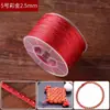 Arte 20 metros No. Cuerda para tejer nudos chinos de 5 líneas, pulsera de cuerda roja DIY, cuerda para la mano, collar, colgante, cuerda de colores, cuerda para tejer