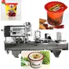 Taza de Yogur Sabor Leche Fermentada Máquina Automática de Llenado y Sellado para Tazas de Papel y Lámina de Aluminio