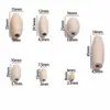Contas de Madeira Natural em Formato Oval, Contas Longas, Pulseira DIY Feita à Mão, Colar, Enfeites para Pendurar em Cortinas de Porta, Materiais e Acessórios para Joias