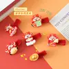 Novo Presilha de Cabelo Fofa de Resina do Deus da Riqueza, Estilo Chinês Personalizada Criativa para Franja Lateral, Mini Presilha de Cabelo Infantil Atacado