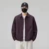 Nueva colección de primavera/otoño para hombre de alta gama, ligera, versátil, cómoda, moderna y elegante: una chaqueta fresca y chic con cuello de solapa