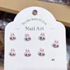 Accesorios Populares de Resina para Uñas Dibujos Animados de Peluche Accesorios DIY para Uñas Aretes Funda de Teléfono Accesorios para Uñas Portátiles