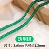 Ábaco de Cristal Cuentas de Cristal para Manualidades Espaciadores para Pulseras Cuentas de 6mm Cuentas Sueltas de Cristal para Pulseras DIY