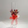 Copas de Champaña de Aspecto Elegante para Bodas y Compromisos Decoradas con Flores Inmortales, Escenas de Brindis de los Recién Casados, Accesorios para Sesiones de Fotos, Artículos Pequeños