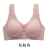 Sujetador de Cierre Frontal para Mujer, Estilo Delgado, Minimiza Busto Grande, Tallas Grandes, para Figuras Más Llenas, Push-Up, Anti-Caída, Encaje