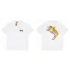 Camiseta de Manga Corta Stus de Alta Calidad Transfronteriza Letra Correcta Pesada Versión Alta Marca de Moda Americana Pareja Hombres y Mujeres