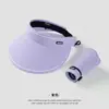 Sombrero de verano para mujer con protección solar, ala ancha y parte superior abierta, protección UV para ciclismo, versátil