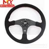 Volante de carreras ilimitado directo de fábrica de 14 pulgadas, cuero esmerilado, personalidad, volante JDM universal de 70 mm