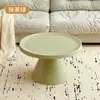 Mesa de Centro para Sala de Estar, Uso Doméstico, Mesa de Canto para Sofá, Apartamento Pequeno, Simples, Luxo Leve, Sensação de Alta Qualidade, Redonda, Moderna, Mesa Lateral Minimalista, Mesa Pequena