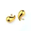 Brincos Simples de Gota de Água da Amazon Moda Versátil Brincos de Alto Brilho Design de Nicho Brincos Personalizados Versátil