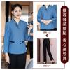 Ropa de trabajo de limpieza de otoño e invierno, manga larga, para hoteles, habitaciones de huéspedes, hospitales, propiedades comunitarias, traje de limpieza, manga corta, estampado.
