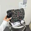 Bolsa de ombro transversal casual com design de nicho, moderna e estilosa, bolsa nova única, bolsa quadrada pequena feminina primavera 2026