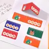 Regla Marcador Magnético Plegable Dibujos Animados Lindos Estudiante Regla de Medición Papelería Color Creativo Multifuncional Soporte Plegable para Páginas de Libro