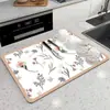 Tapete Drenante Especial para Lavar Louça na Cozinha, Tapete Antiderrapante Isolante Térmico para Tigelas e Pratos para Uso Doméstico e em Restaurantes, Tapete Absorvente para Bancada de Pia