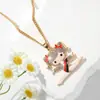 1 Collar Colgante de Forma de Niña Hermosa y Encantadora para Uso Diario de Mujer y Regalo