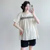 Ropa de Maternidad 2026 Verano Nuevo Estilo Camisón de Maternidad Camisa Suelta para Maternidad