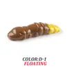 Isca Cross-Border Isca Macia Flutuante Truta Isca Macia PVC Salgada e com Cheiro de Peixe 18 Peças por Pacote 3,8cm