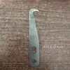 Cuchilla de máquina de coser, cuchilla de enhebradora con 10 tornillos, cuchillo de gancho para hilo ultra afilado, cuchillo de gancho pequeño para hilo de lana