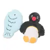 Muñeco de pingüino pingu de peluche de dibujos animados para competición de pesca, colgante para mochila, broche DIY, decoración para ropa, zapatos y calcetines