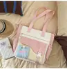 Nova Bolsa Estilo Japonês Ins de Alto Valor Fresca Doce Estilo College Dopamina Bolsa de Estudo Feminina Leve Transversal