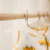 Decoração de Pendurar Amazon Tiktok Urso de Madeira Roupas Infantis Cabide de Madeira Casa Quarto Infantil Decoração de Guarda-Roupa Cabide