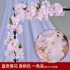 Trepadeiras Simuladas de Flor de Cerejeira para Sala de Estar, Casa, Escritório, Decoração de Casamento, Flores Artificiais Enroladas em Tubos, Trepadeiras Plásticas Atacado