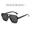 Nuevas Gafas de Sol Aviador de Doble Puente Transfronterizas Europeas y Americanas para Hombres y Mujeres, Estilo Ins Retro Gafas de Sol UV400