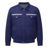 Ropa de Aire Acondicionado de Cuatro Ventiladores de Enfriamiento Verano Exterior Sitio de Construcción Refrigeración Ropa de Trabajo Protector Solar Banda Reflectante Ropa con Ventilador Hombres