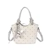 Bolso de Mano de Alta Gama para Mujer, Nueva Moda 2026 Exquisito Bolso Cubo de Hombro, Bolso Cruzado de Nicho de Moda