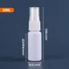 Botella de Spray de Plástico de Porcelana Blanca Botella de Spray Pequeña de Alcohol Desinfección Porcelana Blanca Portátil Botella Reutilizable Maquillaje Hidratante Botella de Spray de Niebla Fina