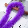 Tira de plumas planas de color directo de fábrica Tira de lana de pavo materiales de decoración manualidades regalo de Navidad DIY