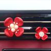 Perfume para coche al por mayor transfronterizo aromaterapia flor de perla creativa decoración de interior de coche adornos para salida de aire del coche mujeres