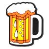 Fivela de sapato de borracha macia de PVC cerveja cerveja cerveja buraco sapatos flor sapatos de praia fivela decorativa DIY joias acessórios de comércio eletrônico transfronteiriço