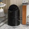 Cesta de Papel Estilo Chino al por Mayor Fabricante Retro Imitación Madera Doble Cubo de Basura Set para Uso Doméstico Nuevo Gran Capacidad para Sala de Estar y Cocina