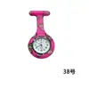 Popular Reloj de Pulsera Redondo para Enfermera con Transferencia de Agua y Estampado Colorido, Correa de Silicona, Reloj de Moda Universal para Estudiantes Mujeres, Esfera al por Mayor