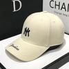 Nueva Gorra de Béisbol para Mujer, Protección Solar de Verano, Sombrero Parasol Transpirable, Bordado de Letras Estilo Coreano de Copa Dura, Gorra con Visera Versátil para Hombre
