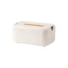 Caja de Pañuelos para Sala de Estar, Baño de Lujo Ligero de Gama Alta, Portapañuelos Creativo para Uso Doméstico, Caja de Almacenamiento de Pañuelos de Servilleta para Mesa de Comedor y Escritorio