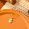 Brincos de pedra natural cor menta oceano com zircônia microincrustada, novos ganchos de orelha transfronteiriços europeus e americanos, brincos de luxo leve e de alta qualidade