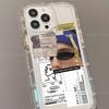 Marca de Moda de Lente Hueca Adecuada para Funda de Teléfono Apple 13 iPhone 16 Transparente 17 Estilo Pareja 11 Personalizada Moderna para Hombres y Mujeres