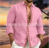 Camisas de Moda para Hombre con Estampado Digital Transfronterizo Verano 2026 Europeas y Americanas para Vacaciones en la Playa y Festividades para Hombres Jóvenes