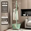 Perchero de Piso para Dormitorio Pequeño Desmontable Perchero para Ropa del Hogar Perchero de Cama
