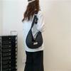 Bolso de hombro de nailon de gran capacidad estilo coreano, novedad de 2023, bolso cruzado, bolso de axila, bolso grande informal para estudiantes, bolso para dumplings.