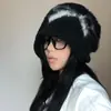 Gorro de Punto de Invierno Vintage 2024 para Mujer, Versátil, Cálido, Protección para los Oídos, Circunferencia de Cabeza Grande, Adelgazante de Rostro, Corte Holgado, Estilo Americano