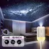 Lâmpada Projetora de Céu Estrelado Luz Ambiente Galáxia Romântica Quarto USB Mesa de Cabeceira Luz Noturna Estrelada Presente Criativo