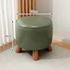 Taburete Pequeño, Taburete Pequeño para Uso Doméstico, Taburete Resistente para Niños, Silla Duradera, Taburete Bajo, Taburete de Baja Altura, Taburete para el Hogar, Madera Maciza