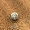 Plata Pura 999 Accesorios de Plata Dura 3D Colgante DIY Dios de la Riqueza Atrae Riqueza y Buena Fortuna Cuentas de Plata Pura Colgante de Bolsa de la Suerte Pixiu